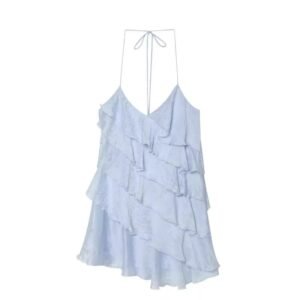 Versatile Tiered Decor Mini Dress