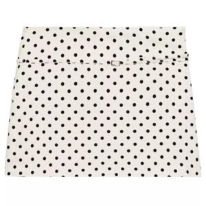Polka Dot Belted A-Line Skort