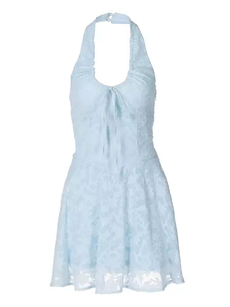 Halter Spaghetti Strap Dress