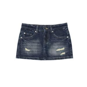 Vintage Denim Mini Skirt