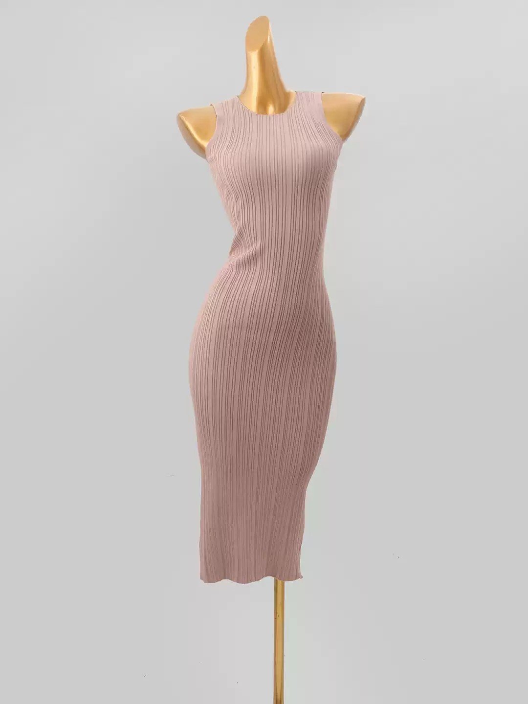 Sleeveless Summer Midi Dress