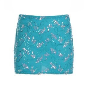 Holiday Y2K Bodycon Mini Skirt