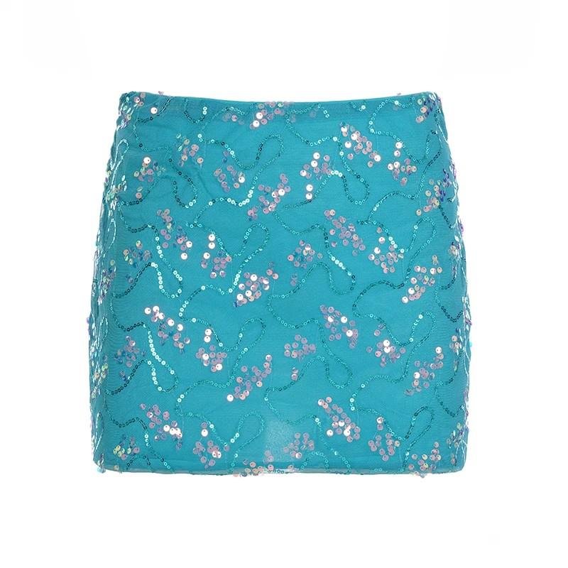 Holiday Y2K Bodycon Mini Skirt
