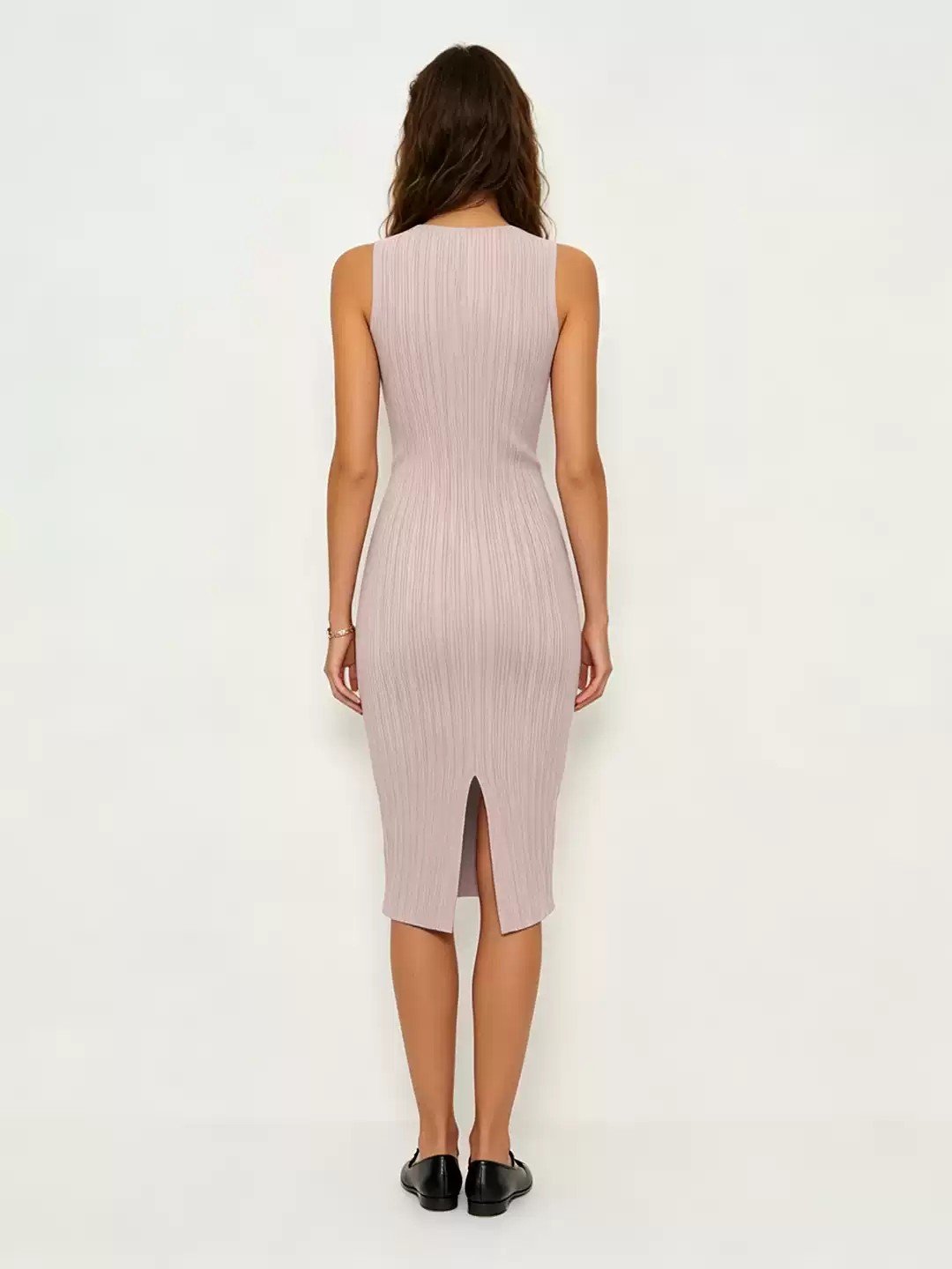 Sleeveless Summer Midi Dress - 图片 3