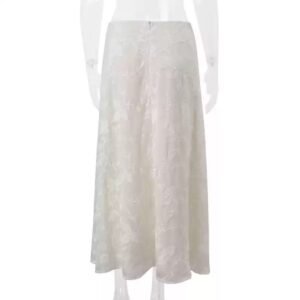 Figure-Flattering Floral Maxi Skirt