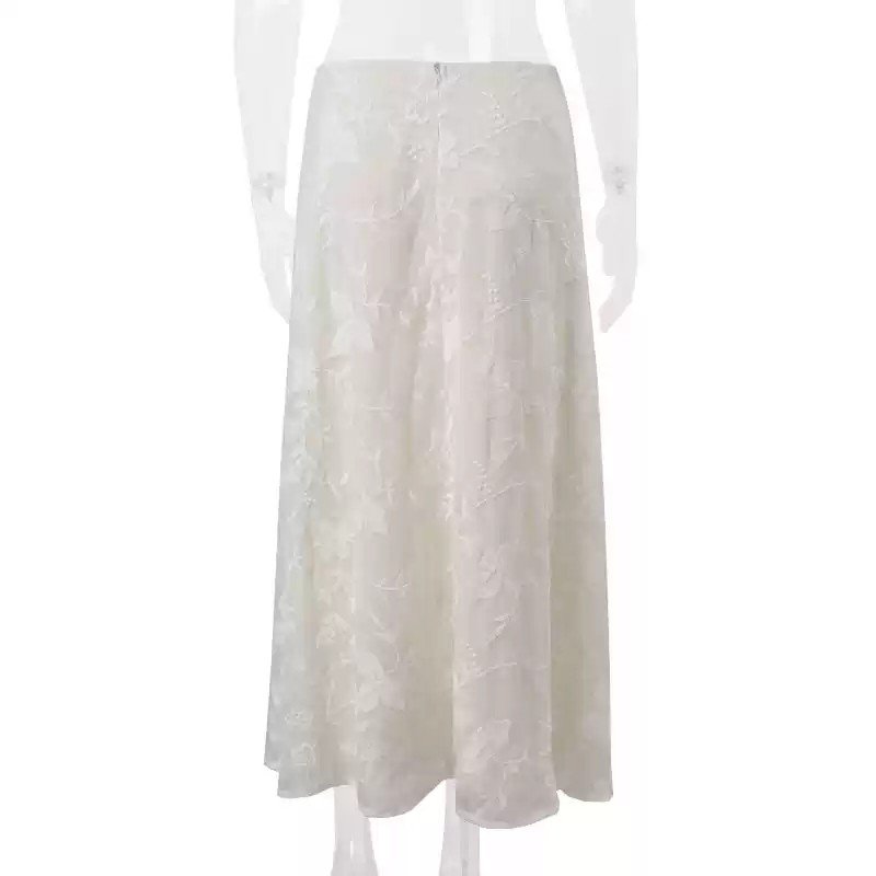 Figure-Flattering Floral Maxi Skirt