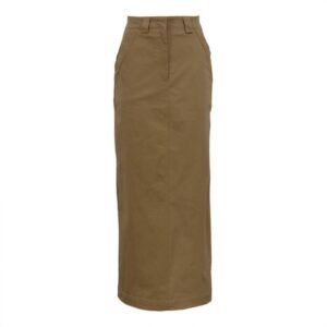 High Waist Split Bodycon Maxi Skirt