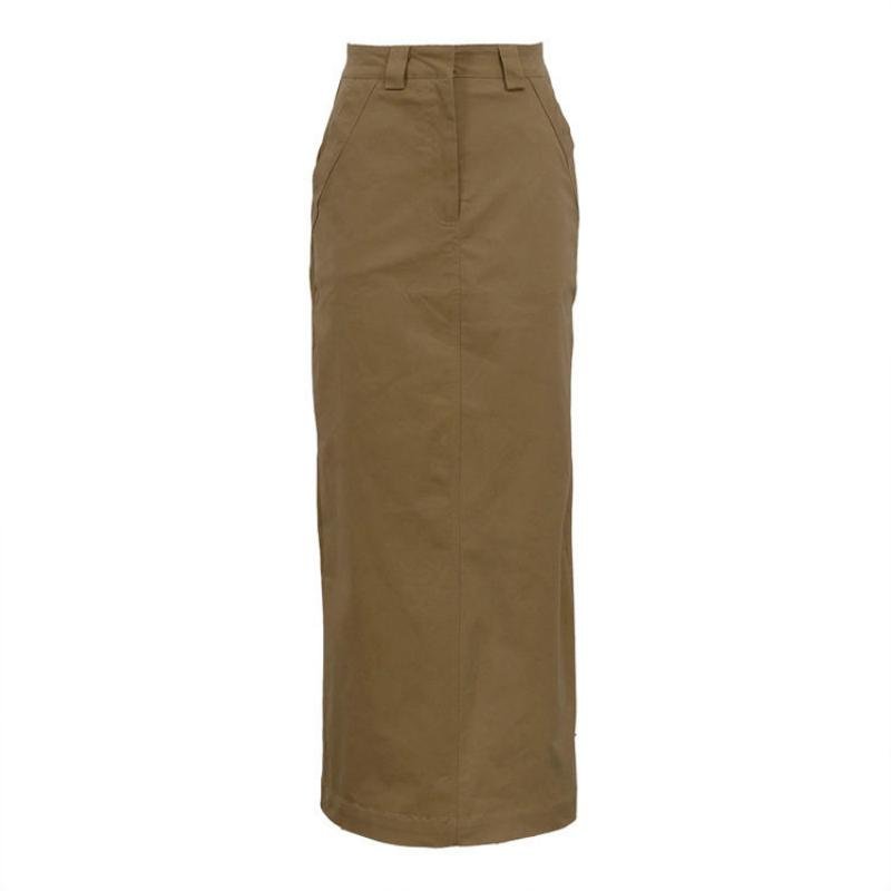 High Waist Split Bodycon Maxi Skirt