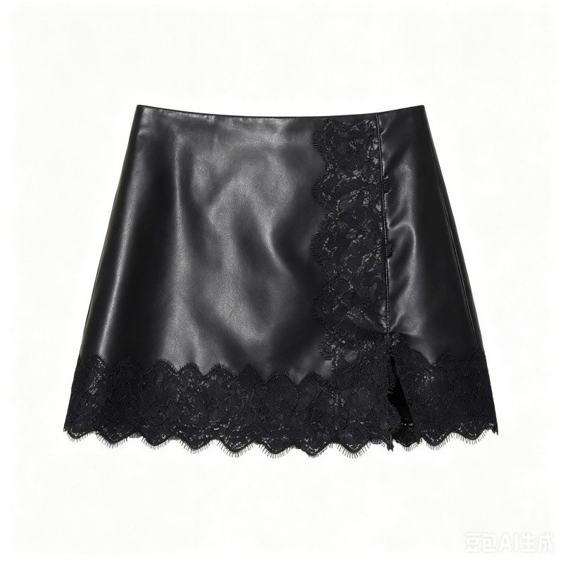 Matte Faux Leather Mini Skirt